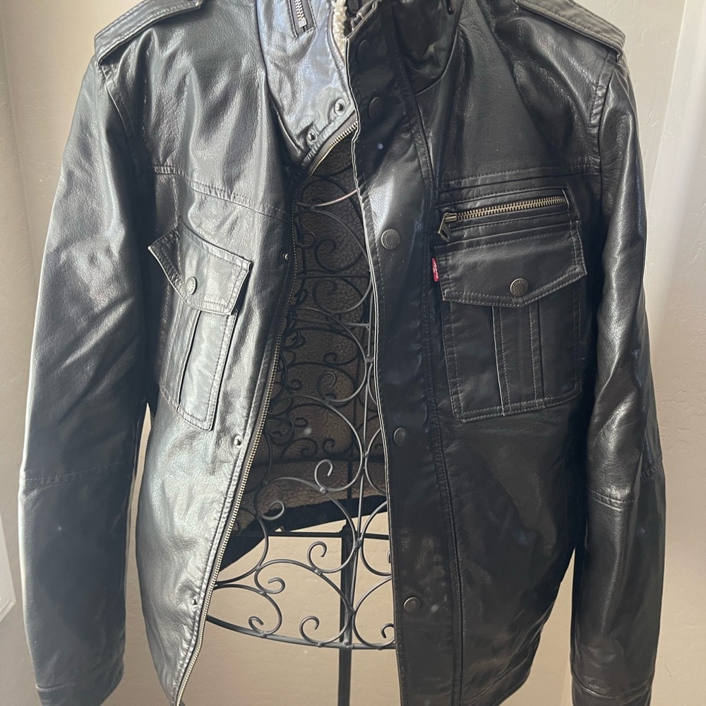 Levi's Black Military Field Jacket